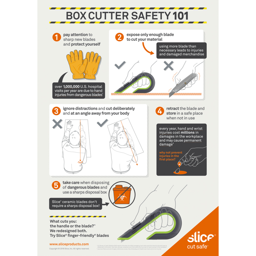 Box Cutter Safety: At Work & At Home