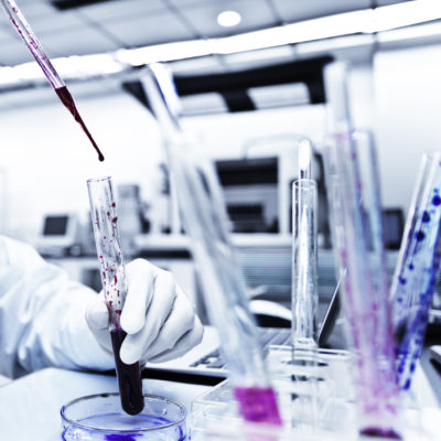 medical research  in pharmaceutical factory laboratory.